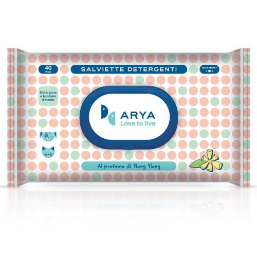 Картинка Салфетки очищающие тканевые ARYA с ароматом иланг-иланга от магазина Petcetera